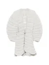 Cfcl Belted Ribbed-knit Jacket In Neutral