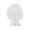 Cfcl Belted Ribbed-knit Jacket In Neutral