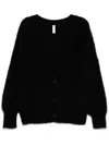 Cfcl Brushed Effect Cardigan In Black