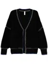 Cfcl Brushed Effect Cardigan In Black