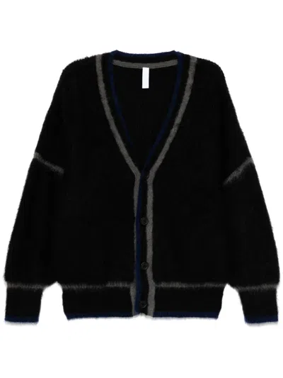 Cfcl Brushed Effect Cardigan In Black