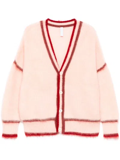 Cfcl Brushed Effect Cardigan In Rosa