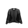 Cfcl Cascade Lucent Buttoned Panelled Top In Black