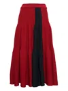 Cfcl Cascades Pleated Midi Skirt In Black