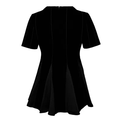 Cfcl Conic Short Sleeve Top In Black