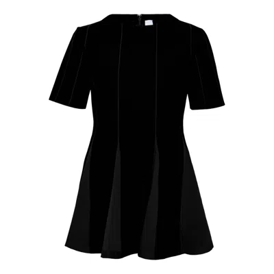 Cfcl Conic Short Sleeve Top In Black