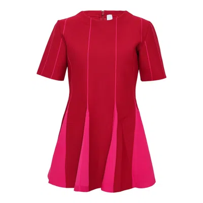 Cfcl Conic Short Sleeve Top In Red