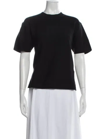 Pre-owned Cfcl Crew Neck Short Sleeve Top In Black