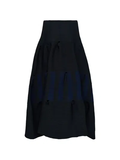 Cfcl Cut-out Mini Dress In Blue