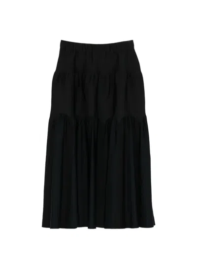 Cfcl Elasticated Waistband Skirt In Black