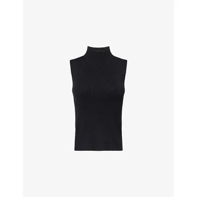 Cfcl Fcl Womens Black Portland Sleeveless Knitted Top