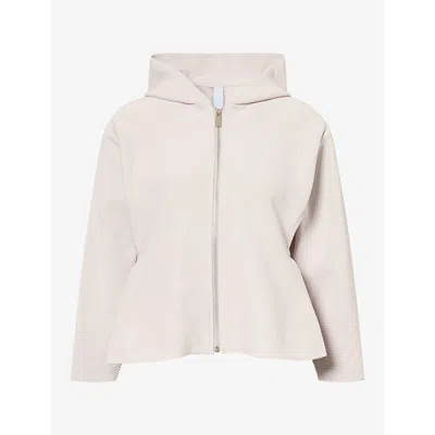Cfcl Fcl Womens Milan Hooded Knitted Jacket Linen Beige
