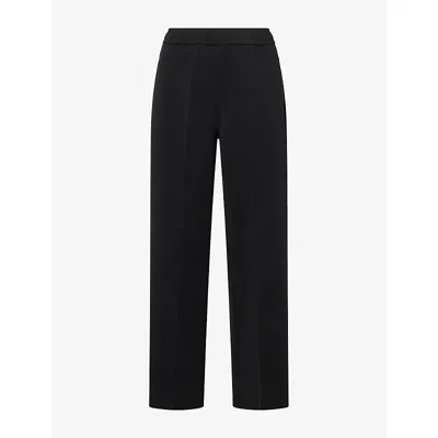 Cfcl Fcl Womens Milan Wide-leg Knit Trousers Black