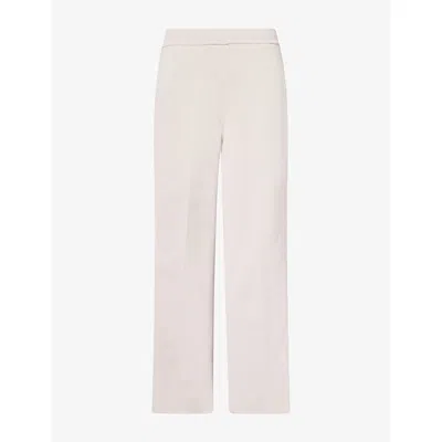 Cfcl Fcl Womens Soft Milan Semi Wide-leg Knitted Trousers Linen Beige