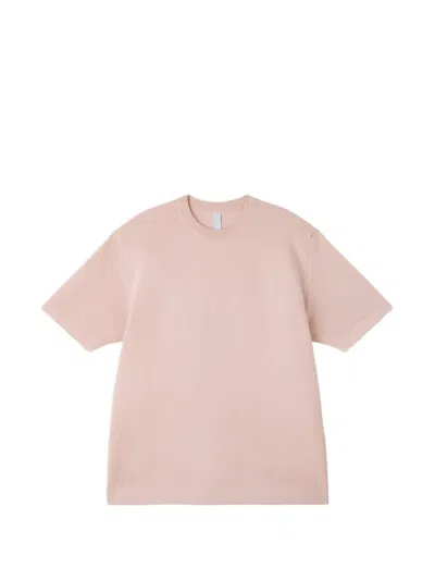 Cfcl Fine-knit Crew-neck T-shirt In Pink