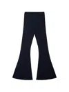 Cfcl Flared Knit Trousers In Blue