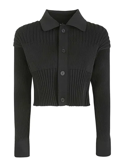 CFCL FLUTED CROPPED SHIRT CARDIGAN
