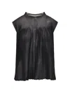 Cfcl Hypha Lucent Glitter-effect Top In Black