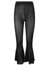 Cfcl Hypha Lucent Glittered Flared Pants In Black