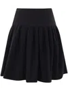 Cfcl Hypha Ribbed Mini Skirt In Black