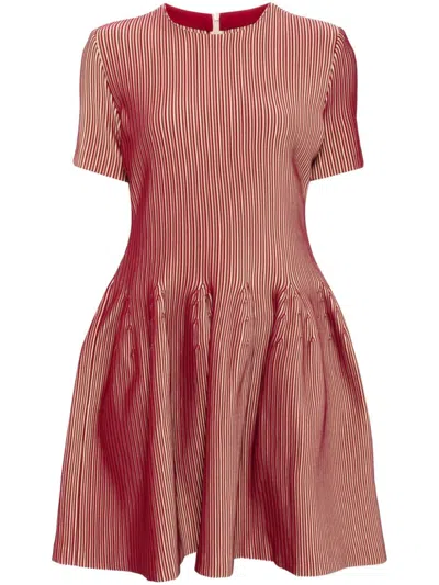 Cfcl Hypha Short-sleeved Dress In Red