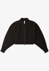 Cfcl Hypha Zip-up Bomber Jacket In Black