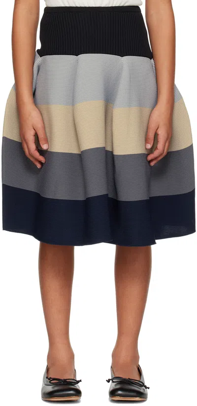Cfcl Kids Black & Gray Pottery Kid 1 Skirt In M5 Black Multi