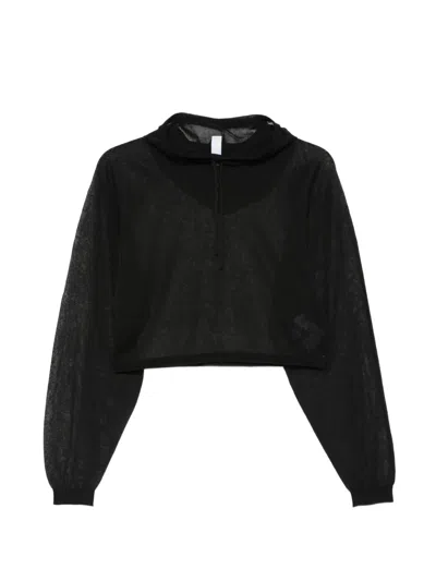 Cfcl Knitted Hoodie In Black