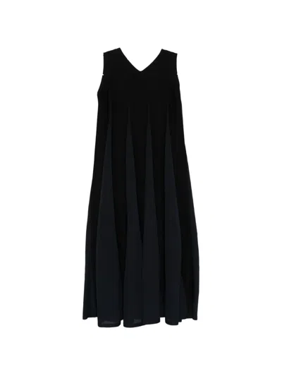 Cfcl Knitted V-neck Dress In Animal Print