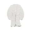 Cfcl Belted Ribbed-knit Jacket In White
