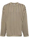 Cfcl Louver Rib-knit Jumper In Neutrals