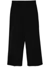 Cfcl Milan Semi Wide-leg Pants In Black
