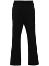 Cfcl Fcl Womens Black Soft Portrait Flared Knitted Trousers In Black