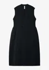 Cfcl Milan V-neck Long Vest In Black