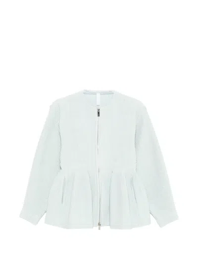 Cfcl Peplum Zipped Jacket In White