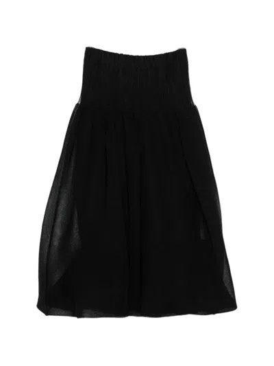 Cfcl Pleated Midi Skirt In Black