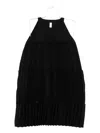 Cfcl Pleated Side-pocket Dress In Black