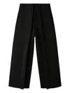 Cfcl Pleated Straight Trousers In Black