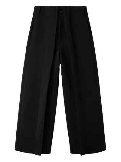 Cfcl Pleated Straight Trousers In Black