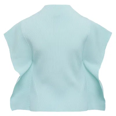 Cfcl Portrait Crease Top In Blue