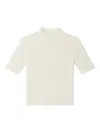 Cfcl Portrait Ribbed High-neck Top In Neutral