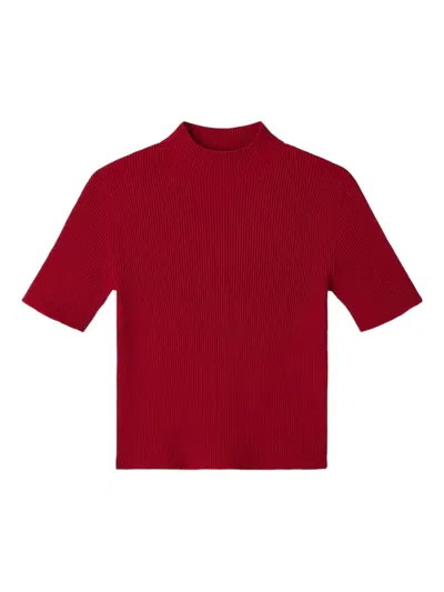 Cfcl Portrait Short-sleeved Top In Red