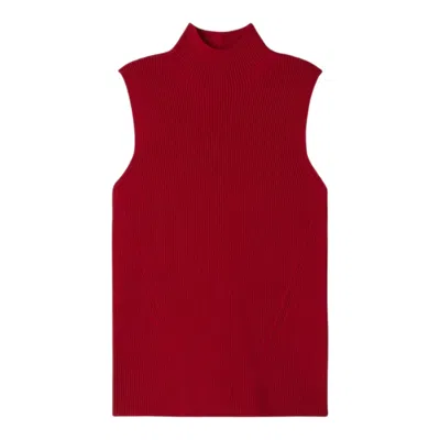Cfcl Portrait Sleeveless Top In Red