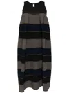 Cfcl Pottery Bust-flared Dress In Black
