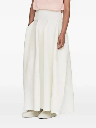 Cfcl Pottery Flared Maxi Skirt In White