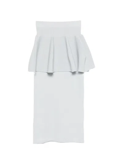 Cfcl Pottery Glitter Layered Skirt In Neutral