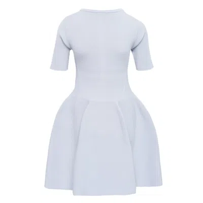 Cfcl Pottery Glitter Round Neck Dress In Blue