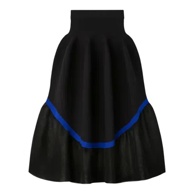 Cfcl Pottery Lucent Round Skirt In Black