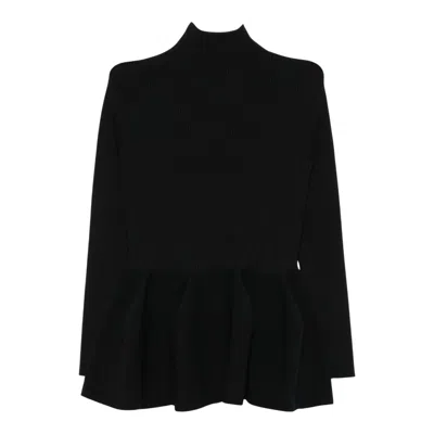 Cfcl Pottery Mockneck Long Sleeve Top In Black