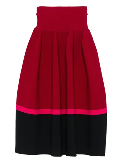 CFCL POTTERY PLEATED MIDI SKIRT
